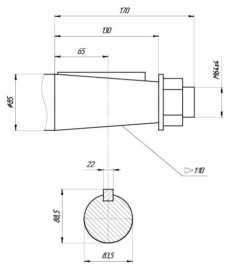 2Ц2-200-выходной конический вал.jpg